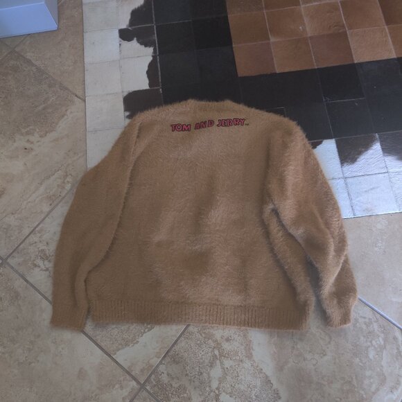 Dolls Kill candystripper tom and jerry sweater OS new oversized - Picture 5 of 5